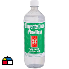 QUIMICA UNIVERSAL - Diluyente duco 1 lt Transparente