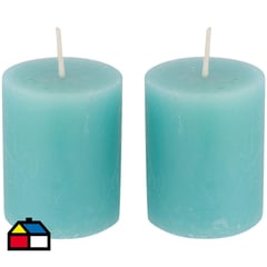 ORGANIC - Set de velas votiva sandia 2 unidades