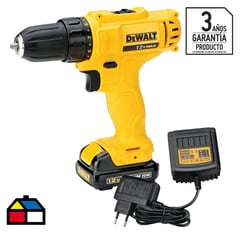 DEWALT - Taladro inalámbrico atornillador 10 mm 12V + 1 batería