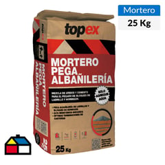 TOPEX - Pega 25 kg Gris