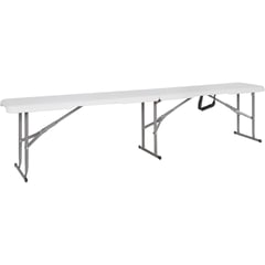 JUST HOME COLLECTION - Banqueta plegable tipo maleta 180 cm