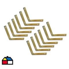 FIXSER - Set de escuadras para silla 3" 12 unidades