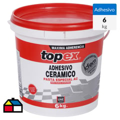 TOPEX - Adhesivo cerámico muro  superficie flexible 6 kg