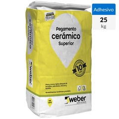 WEBER - Adhesivo Cerámico Piso y muro Superficie Rígido 25 kg