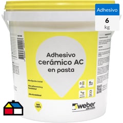 WEBER - Adhesivo cerámico/muro superficie flexible 6kg