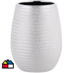 JUST HOME COLLECTION - Vaso Diseño Shiny silver