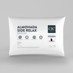 CIC - Almohada Fibra Side de Fibra sintética para Dormir 50x70 cm