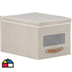 JUST HOME COLLECTION - Caja organizadora tela 30x40x25 cm