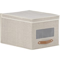 JUST HOME COLLECTION - Caja organizadora tela 30x40x25 cm