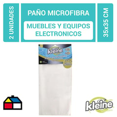 KLEINE WOLKE - Set de 2 paños de microfibra para muebles 35x35 cm