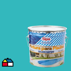 SIPA - Pintura para piscina mate 4 gl celeste