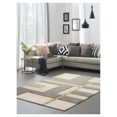 JUST HOME COLLECTION - Alfombra shuffle 160x230 cm gris