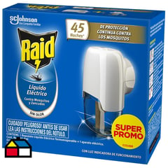 RAID - Insecticida eléctrico para 45 noches