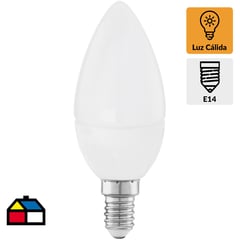 EGLO - Ampolleta led vela 4W-30W E14 luz cálida