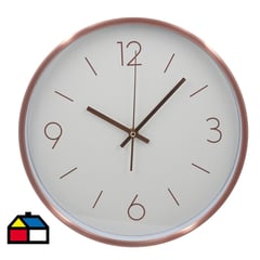 RONDA - Reloj mural 30,5 cm cobre