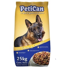 PETICAN - Para Perro Adulto Carne cereales 25 kg