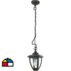 JUST HOME COLLECTION - Farol colgante Hamar E27 60W gris