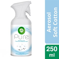 AIRWICK - Aromatizante de ambiente 250 ml spray soft cotton.