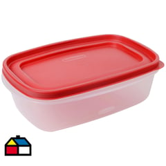 RUBBERMAID - Contenedor de Alimentos 2Lts Plástico 18,5x8,54x26,7 cm