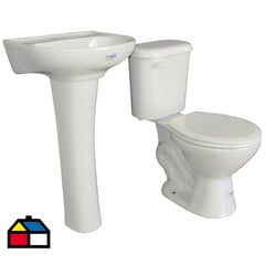 FANALOZA - Sala de Baño Ecoline 30,5 cm 6 l Blanco