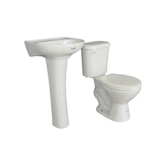 FANALOZA - Sala de Baño Ecoline 30,5 cm 6 l Blanco