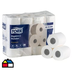 TORK - Papel Higiénico Premium Doble hoja 24 Rollos x 20 m
