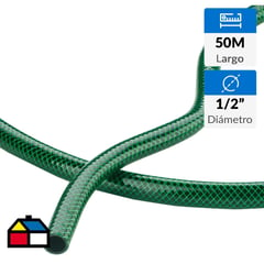 REHAU - Manguera 1/2" 50 m PVC negro