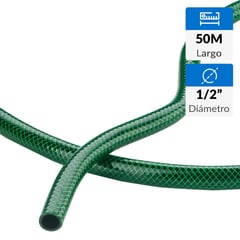 REHAU - Manguera 1/2" 50 m PVC negro