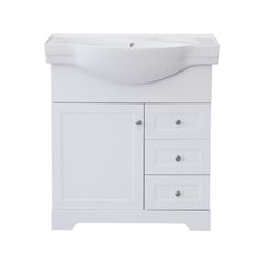 SENSI DACQUA - Kit Mueble Vanitorio Napoles 45x91x80 cm blanco