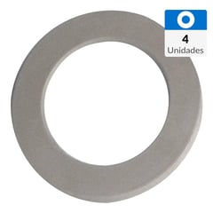 GOMAHOGAR - Golilla plana caucho sintético 1 1/2" 4 unidades