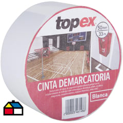 TOPEX - Cinta de demarcación 33 m blanco