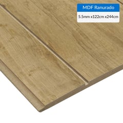 MASISA - MDF Ranurado Pintado Sahara 5.5 mm 122x244 cm