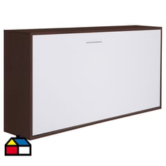 HOMY - Cama abatible 213x40x97 cm moro y blanco