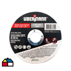 UBERMANN - Disco corte metal 4,5x1/32"