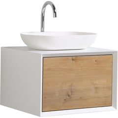 SENSI DACQUA - Mueble vanitorio 60 cm blanco- madera