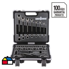 UBERMANN - Set de dados y llaves 1/2" 27 piezas