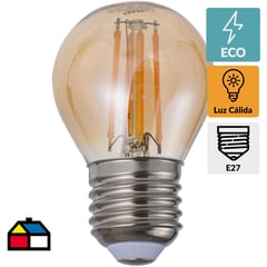 DAIRU - Ampolleta LED filamentos E27 4W luz cálida