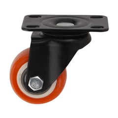 GEVEMAC - Rueda 40mm con placa black/orange