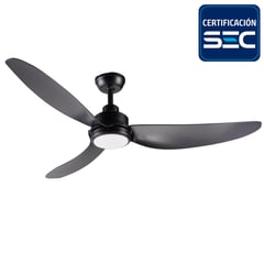 JUST HOME COLLECTION - Ventilador de Techo Bronce 3 aspas Supra