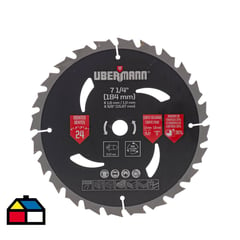 UBERMANN - Disco de sierra circular 7 1/4" 24 dientes