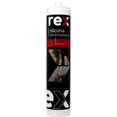 REX - Silicona Alta Temperatura Cartucho 300 ml Rojo