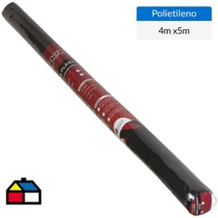 TOPEX - Polietileno negro 4x5 m standard