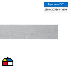 DVP - Tapacanto PVC Blanco encolado 22x0,45 mm 10 m