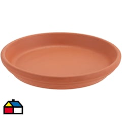 MESTIZA - Plato arcilla terra morena 19 cm