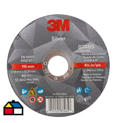 3M - Disco de corte acero inoxidable 4,5'' x 1,6 mm