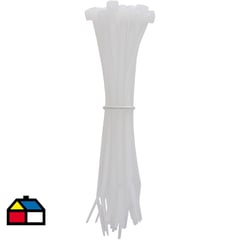 3M - Amarra Cables 102x2,5 mm Blanco 100 Unidades