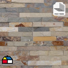 HOLZTEK - Piedra Natural Mosaico 60x15 cm Variados 0.6 m2