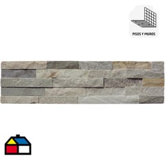 HOLZTEK - Piedra Natural Mosaico 60x15 cm Variados 0.63 m2