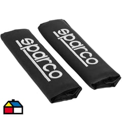 SPARCO - Cubre cinturón de seguridad negro