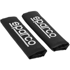 SPARCO - Cubre cinturón de seguridad negro